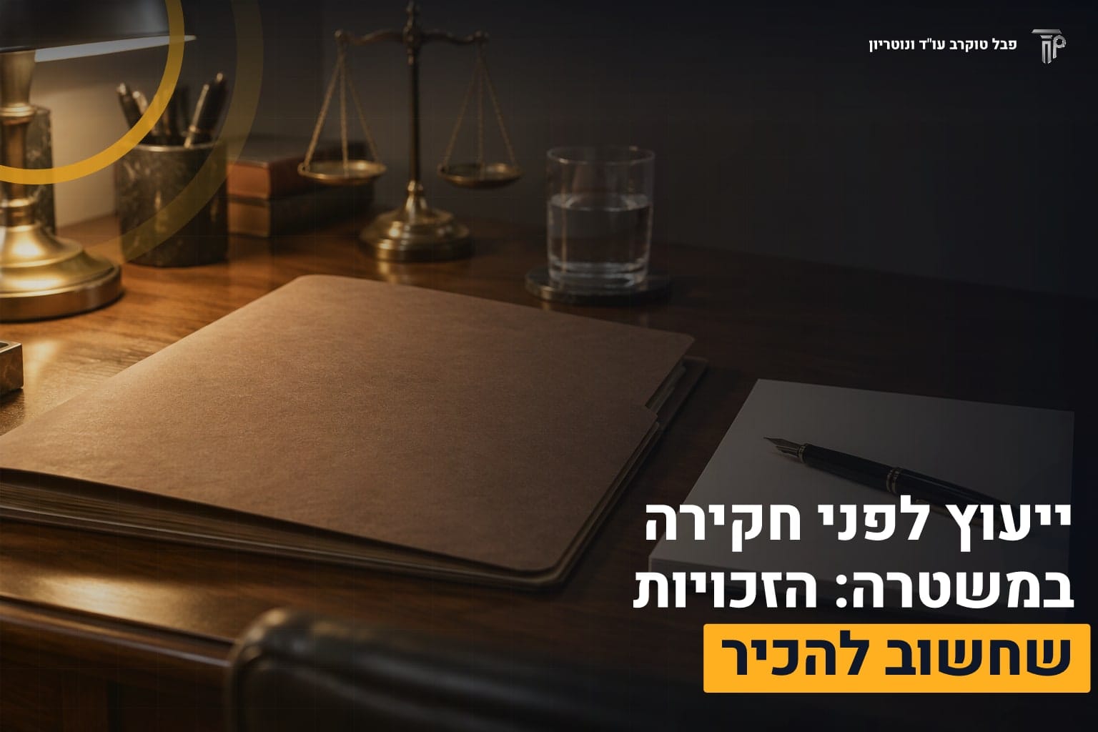 ייעוץ לפני חקירה